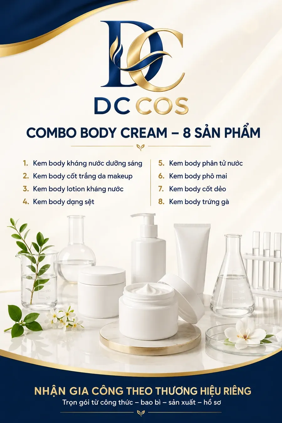 Gia công sản phẩm chăm sóc vùng da khô sạm