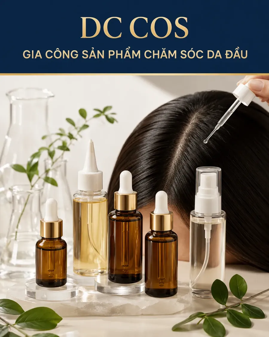Gia công sản phẩm chăm sóc da đầu