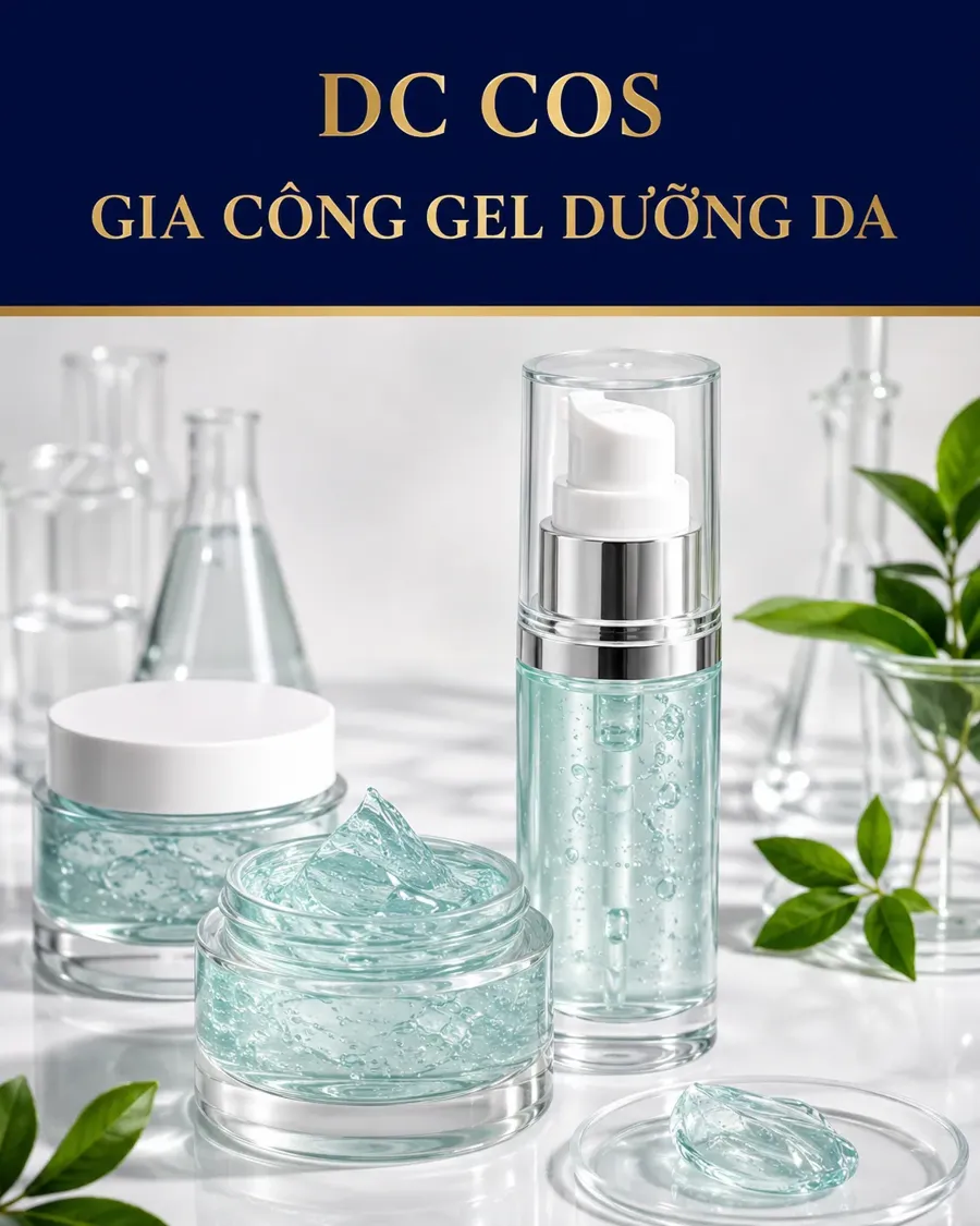Gia công gel dưỡng da