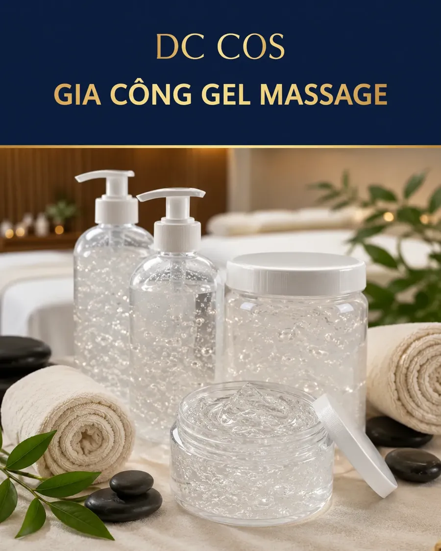 Gia công gel massage