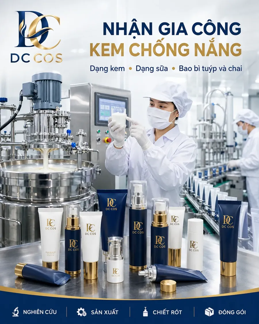 Gia công kem chống nắng