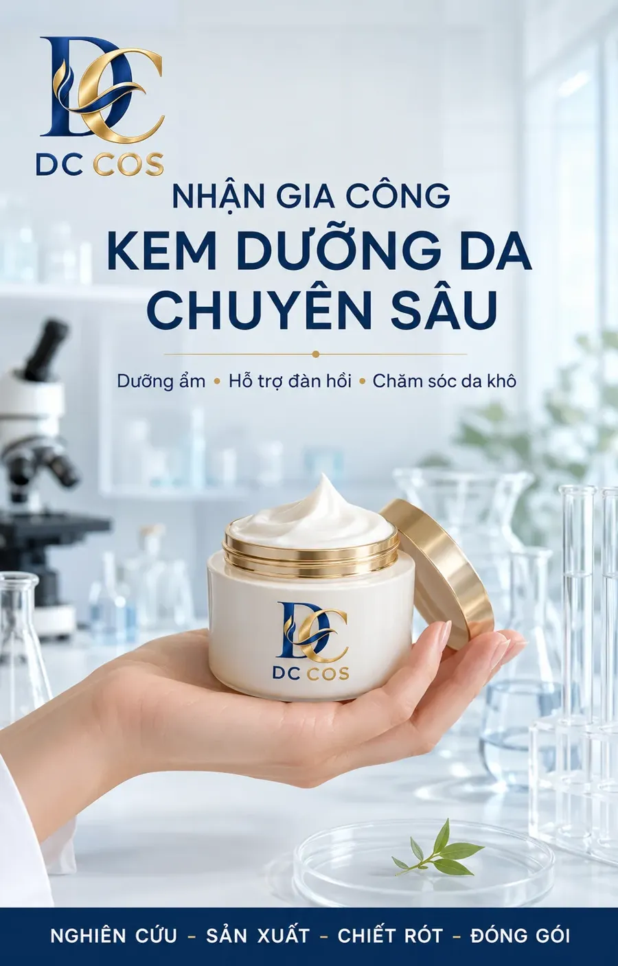 Gia công kem dưỡng da