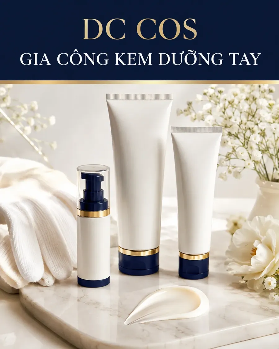 Gia công kem dưỡng tay