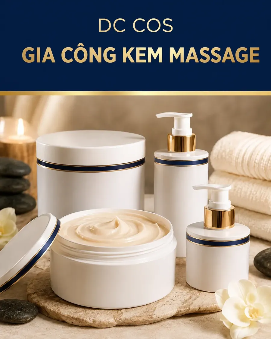 Gia công kem massage