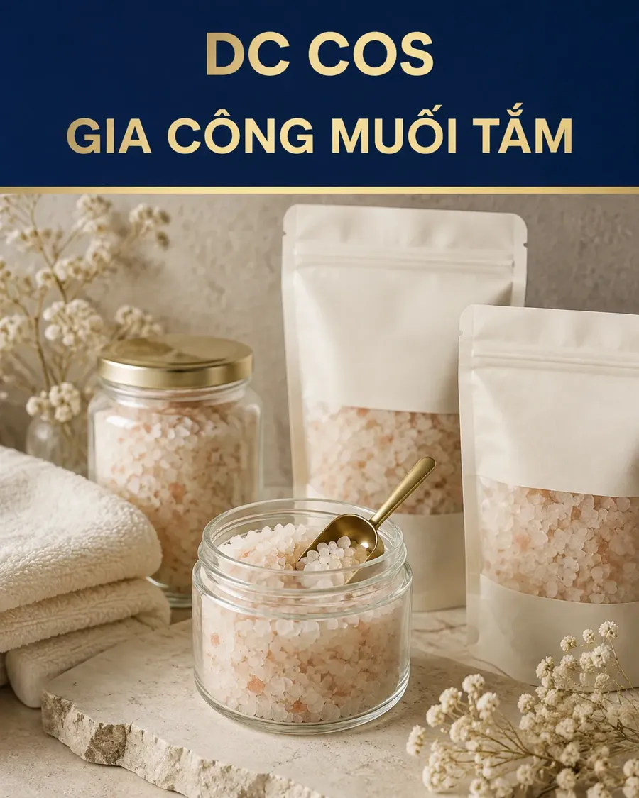 Gia công muối tắm