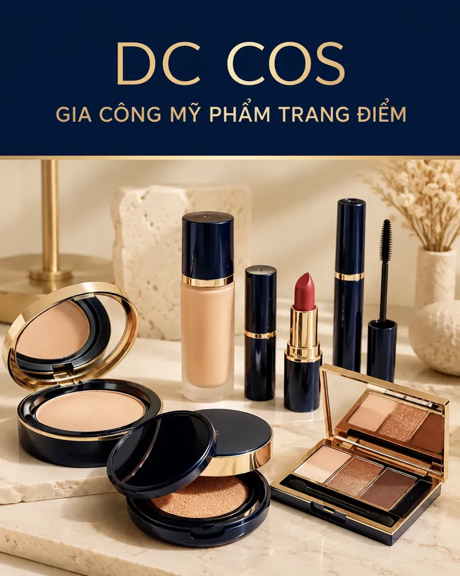 Gia công mỹ phẩm trang điểm