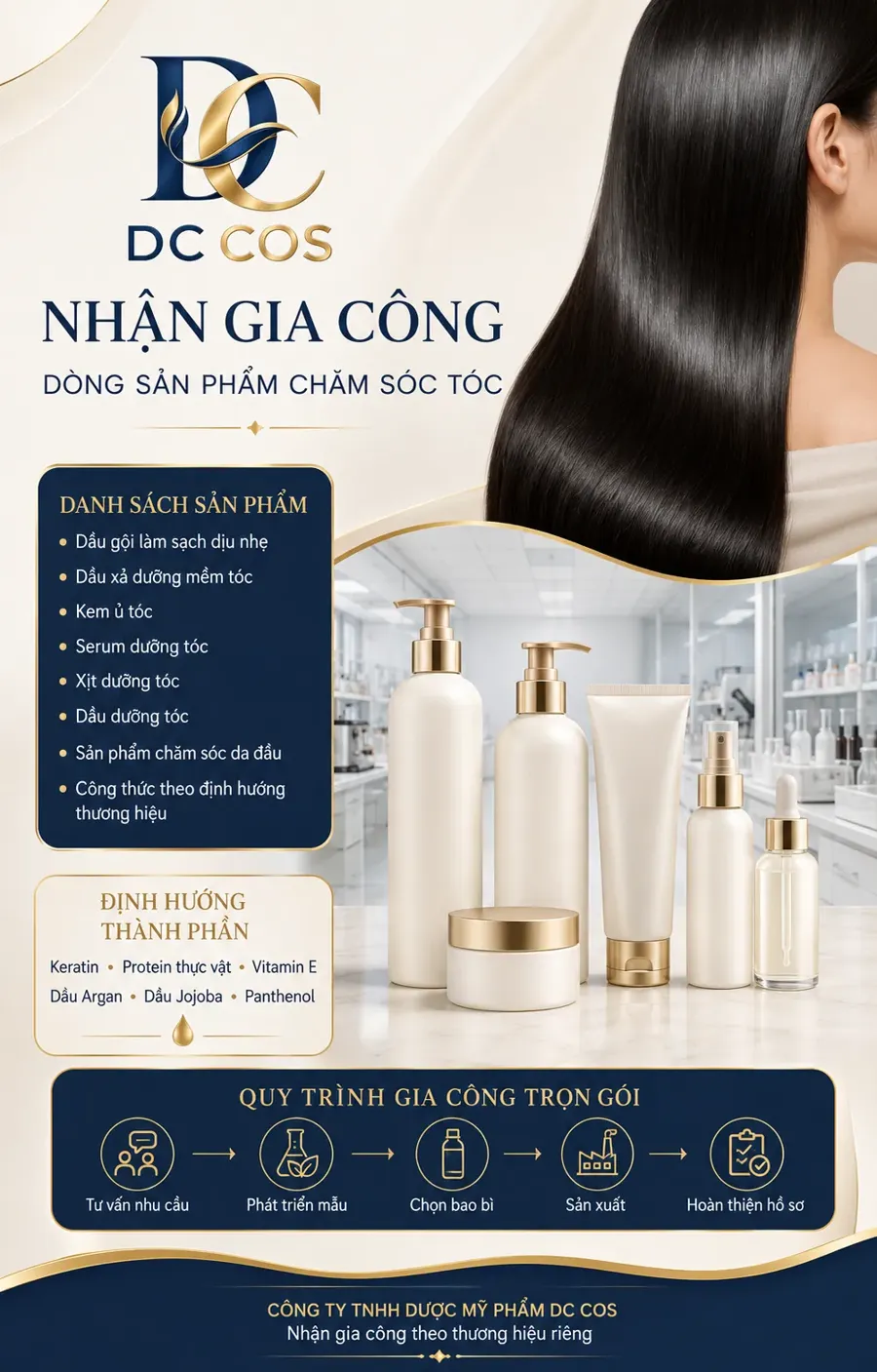 Gia công dầu gội