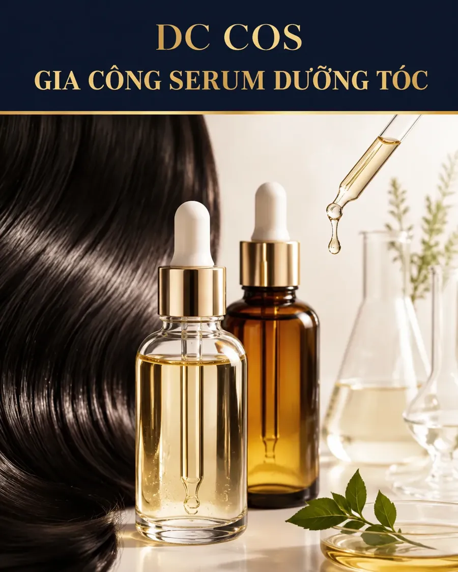 Gia công serum dưỡng tóc