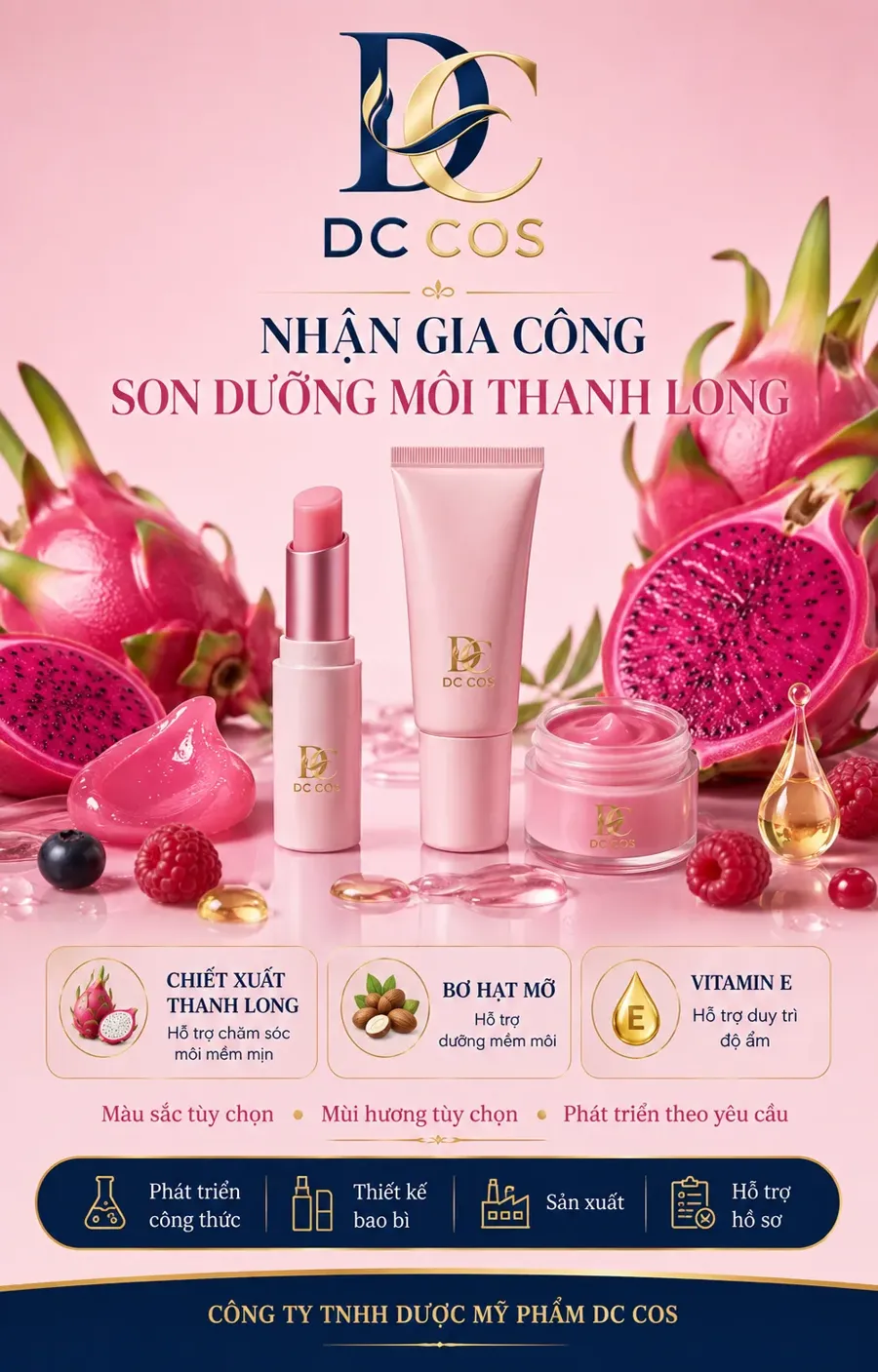 Gia công son môi