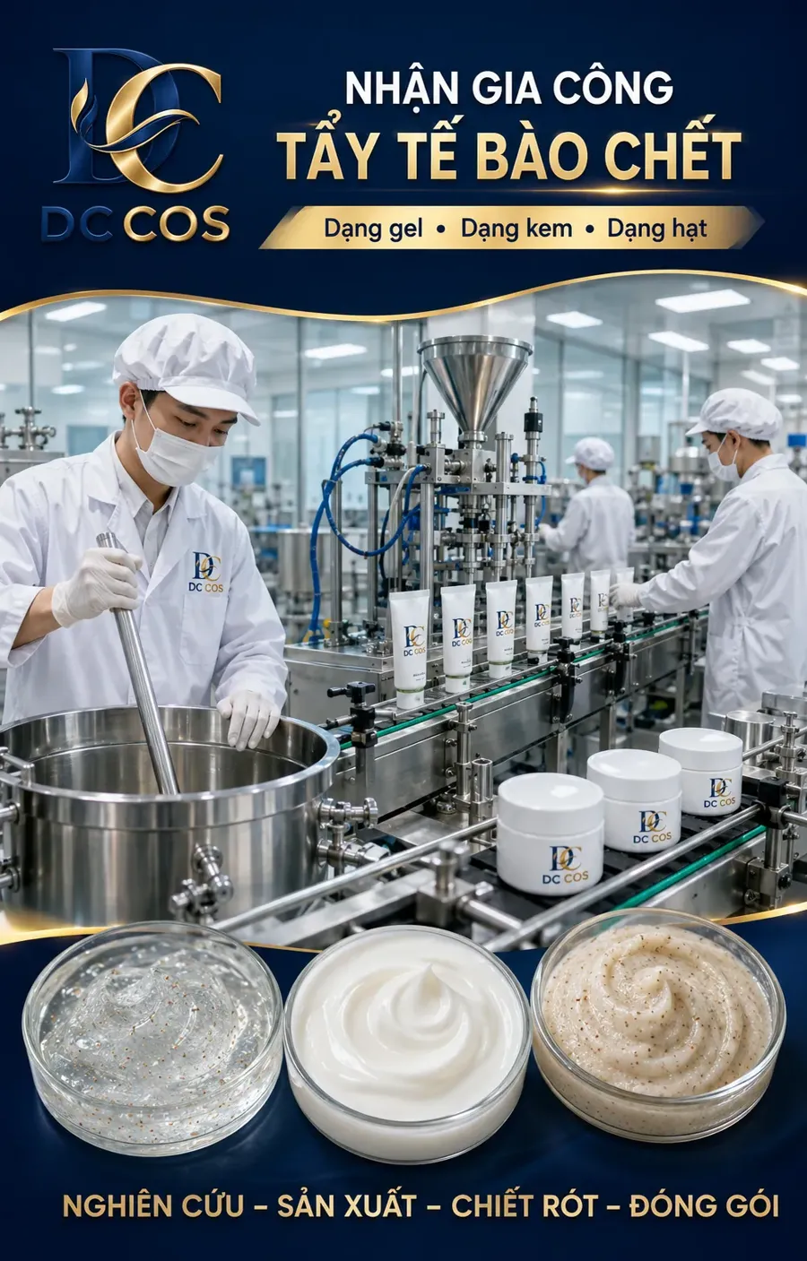 Gia công tẩy tế bào chết