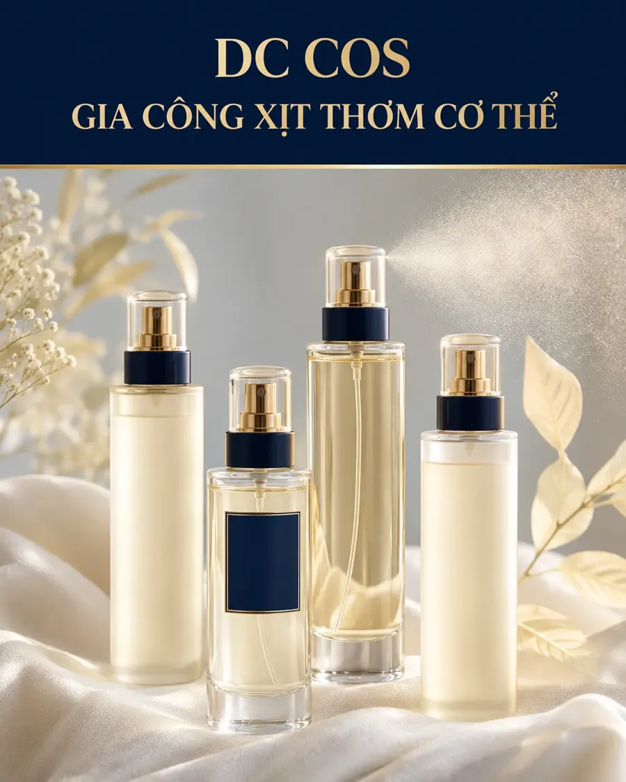 Gia công xịt thơm cơ thể