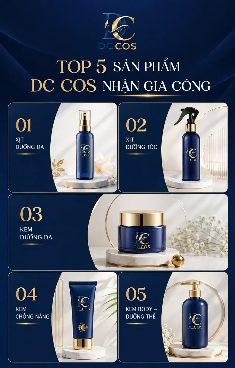 Gia công bộ sản phẩm quà tặng