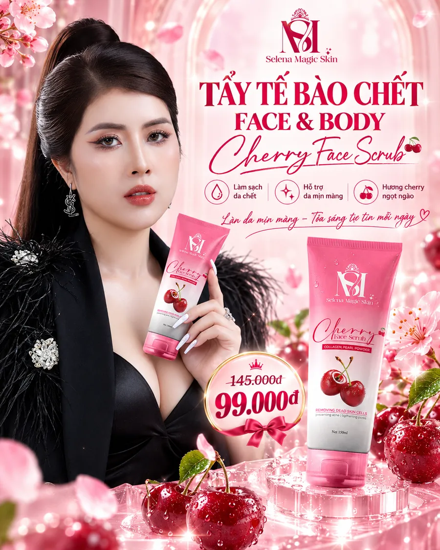 Tẩy Tế Bào Chết Cherry Face Scrub 150ml