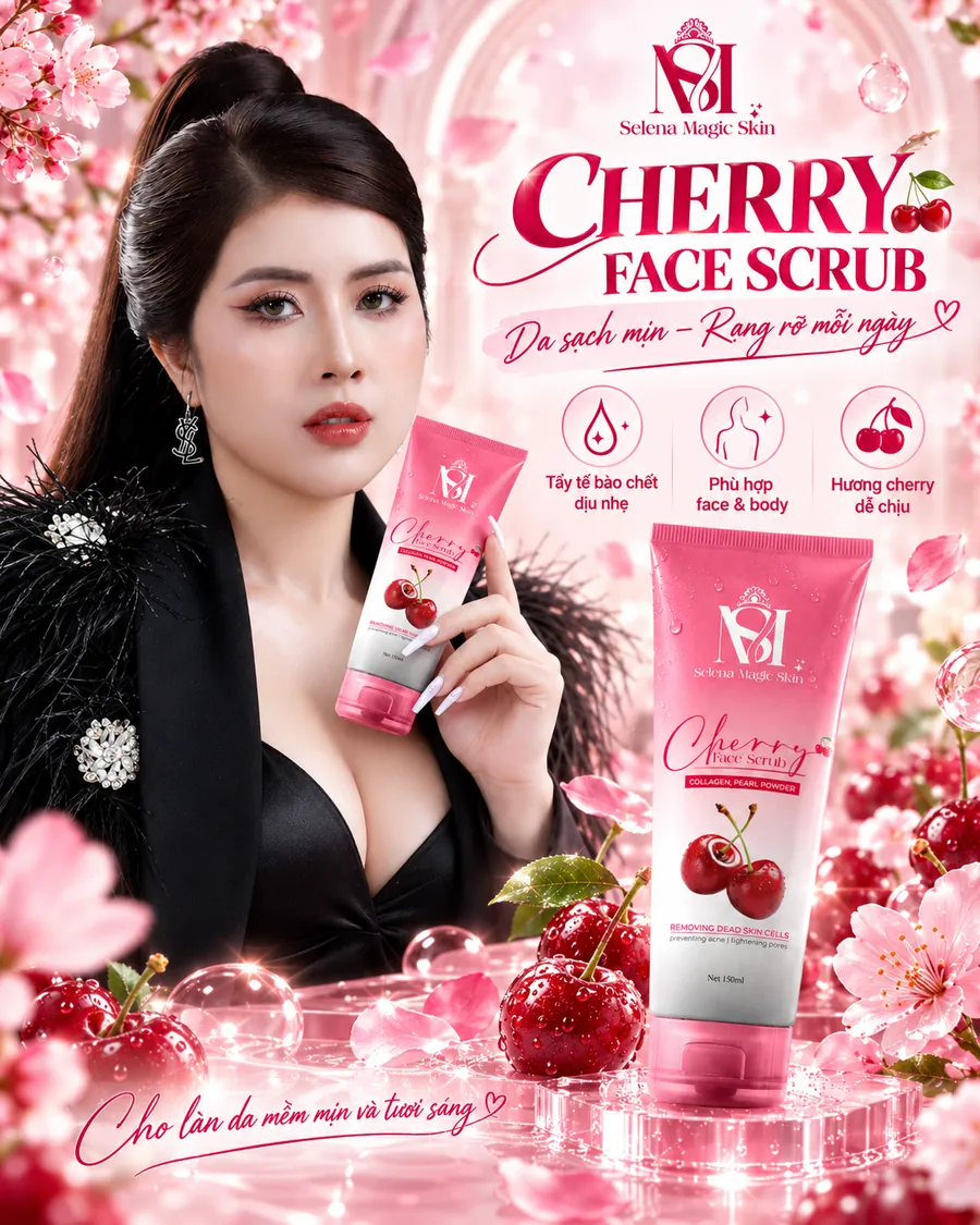 Tẩy Tế Bào Chết Cherry Face Scrub 150ml — ảnh 3