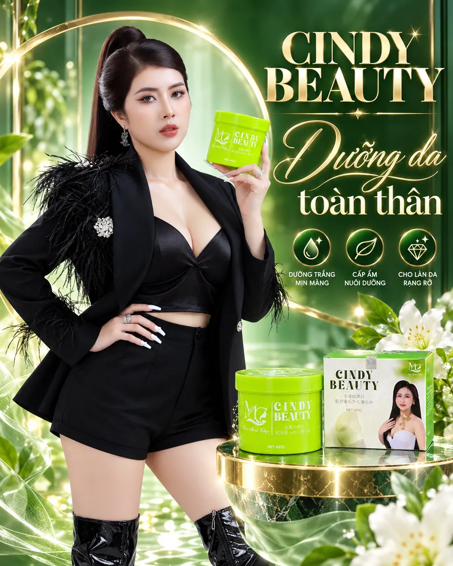 Kem Body Cindy Beauty 450G — 1 hộp — ảnh 6