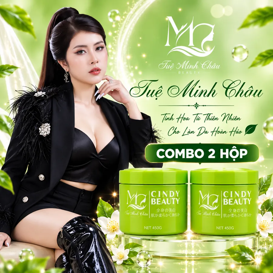 Combo 2 hộp Kem Body Cindy Beauty 450G