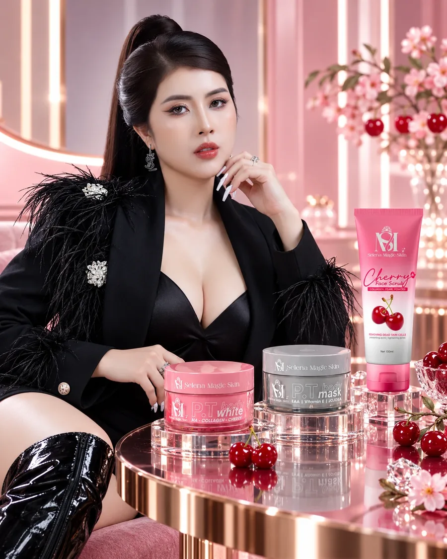 Trọn bộ 3 món chăm sóc body Selena Magic Skin