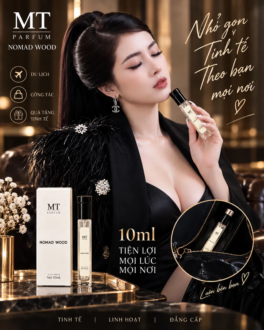 Nước hoa MT PARFUM Nomad Wood EDP 10ml