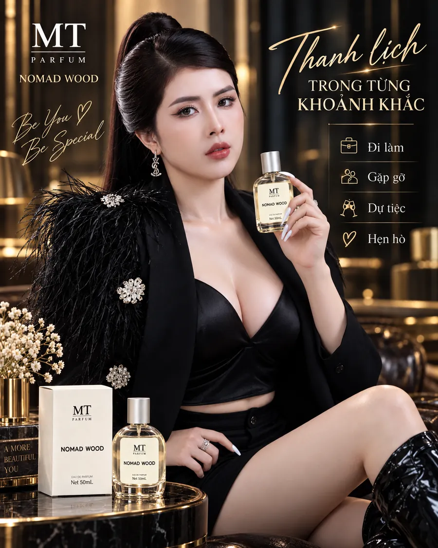 Nước hoa MT PARFUM Nomad Wood EDP 100ml — ảnh 3