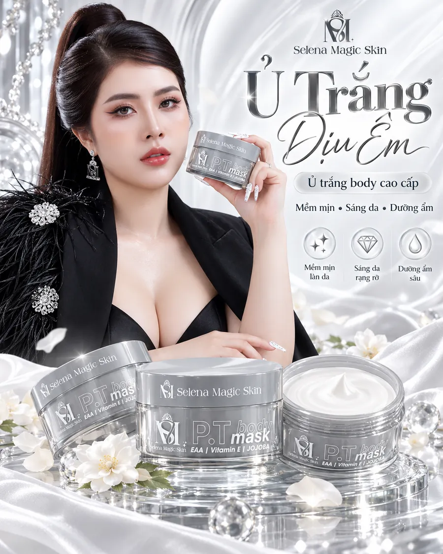 Ủ Trắng PT Mask Selena Magic Skin
