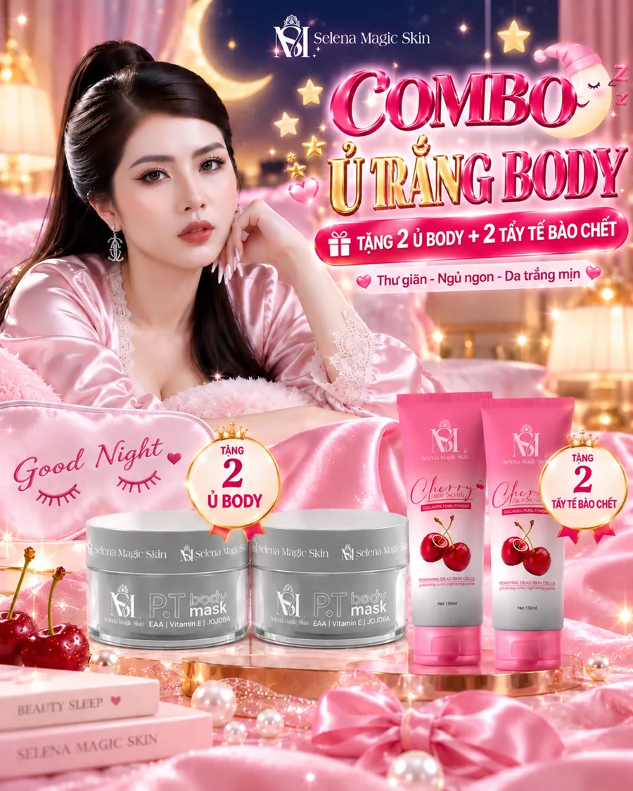 Combo Ủ Trắng Body — 2 ủ body tặng 2 tẩy tế bào chết