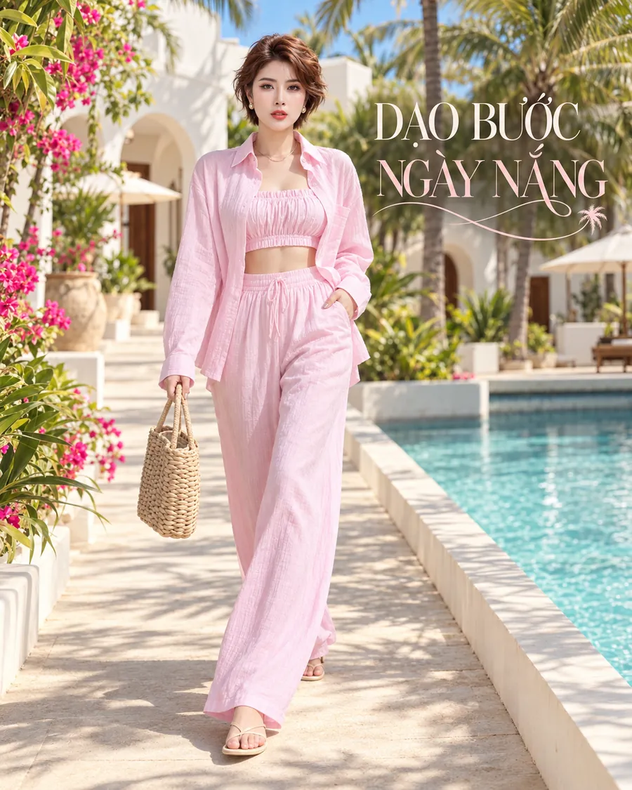 Set Hồng Pastel